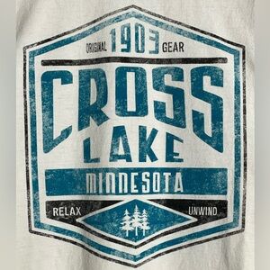 Long Sleeve Graphic Tee - Cross Lake MN